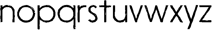 Nanami HM ExtraLight otf (200) Font LOWERCASE