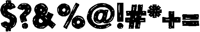 Nanami HM Heavy otf (800) Font OTHER CHARS