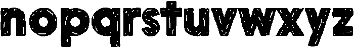 Nanami HM Heavy otf (800) Font LOWERCASE