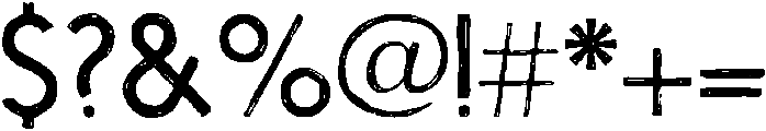 Nanami HM Light otf (300) Font OTHER CHARS