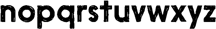Nanami HM Medium otf (500) Font LOWERCASE