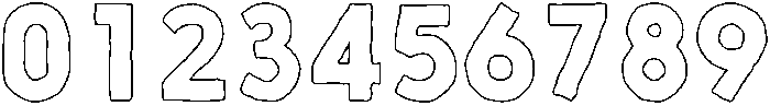 Nanami HM Outline Black otf (900) Font OTHER CHARS