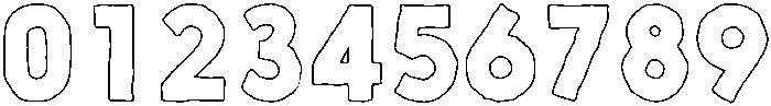Nanami HM Outline Heavy otf (800) Font OTHER CHARS