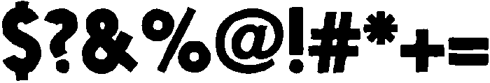Nanami HM Solid Black otf (900) Font OTHER CHARS