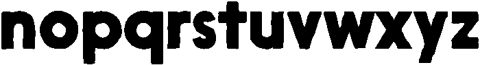 Nanami HM Solid Black otf (900) Font LOWERCASE