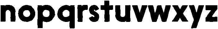 Nanami HM Solid Bold otf (700) Font LOWERCASE