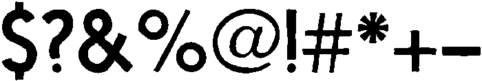 Nanami HM Solid Book otf (400) Font OTHER CHARS