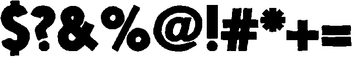 Nanami HM Solid Heavy otf (800) Font OTHER CHARS