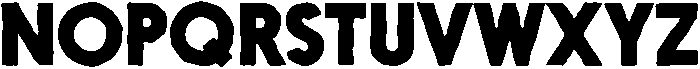 Nanami HM Solid Heavy otf (800) Font UPPERCASE