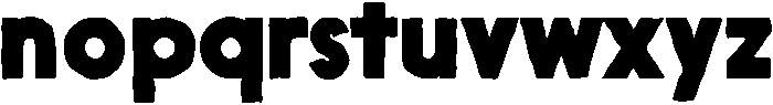 Nanami HM Solid Heavy otf (800) Font LOWERCASE
