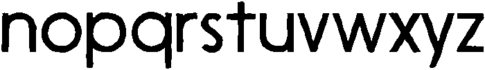 Nanami HM Solid Light otf (300) Font LOWERCASE