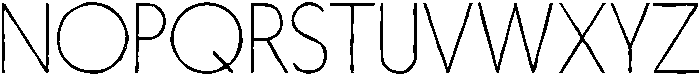Nanami HM Thin otf (100) Font UPPERCASE