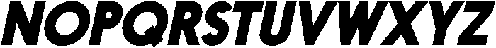 Nanami Heavy Oblique otf (800) Font UPPERCASE