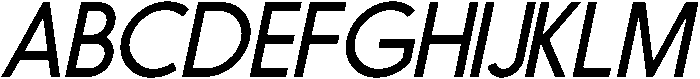Nanami Light Oblique otf (300) Font UPPERCASE