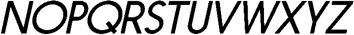Nanami Light Oblique otf (300) Font UPPERCASE