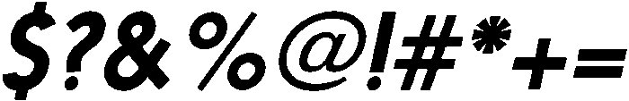 Nanami Medium Oblique otf (500) Font OTHER CHARS