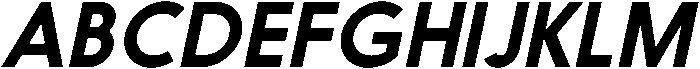 Nanami Medium Oblique otf (500) Font UPPERCASE