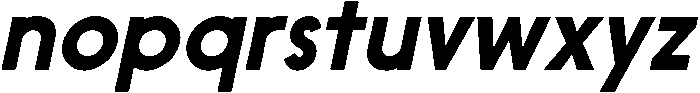 Nanami Medium Oblique otf (500) Font LOWERCASE