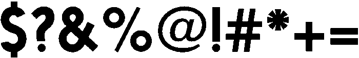 Nanami Medium otf (500) Font OTHER CHARS