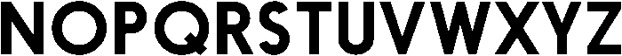 Nanami Medium otf (500) Font UPPERCASE