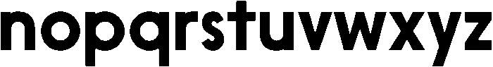 Nanami Medium otf (500) Font LOWERCASE