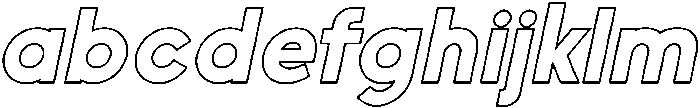 Nanami Outline Oblique otf (400) FONT