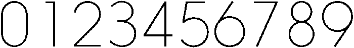 Nanami Thin otf (100) Font OTHER CHARS