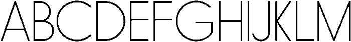 Nanami Thin otf (100) Font UPPERCASE