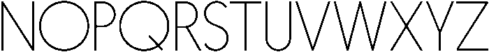 Nanami Thin otf (100) Font UPPERCASE