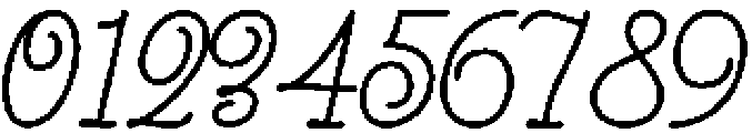 Nancy Monoline Script otf (400) Font OTHER CHARS