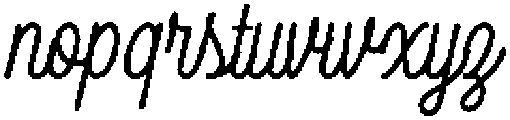 Nancy Monoline Script otf (400) Font LOWERCASE