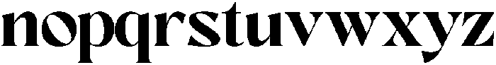 Naneko otf (400) Font LOWERCASE