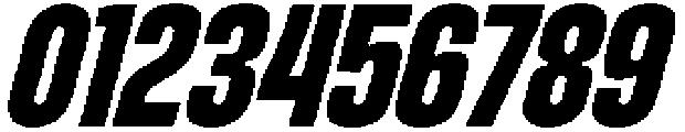 Nanika Slanted otf (400) Font OTHER CHARS