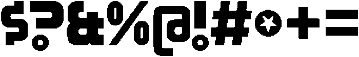 NanoVolt Regular otf (400) Font OTHER CHARS