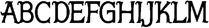 Nanu ttf (400) Font UPPERCASE