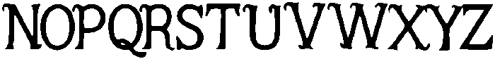 Nanu ttf (400) Font UPPERCASE