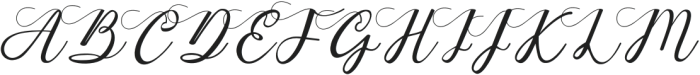 Naomi Script otf (400) Font UPPERCASE