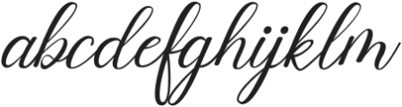 Naomi Script otf (400) Font LOWERCASE