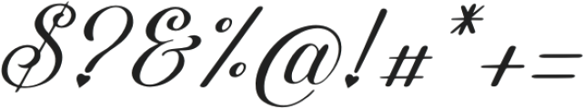 Naptira Anellian Italic otf (400) Font OTHER CHARS