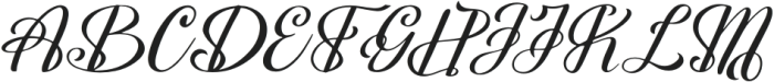 Naptira Anellian Italic otf (400) Font UPPERCASE