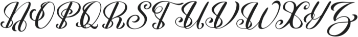 Naptira Anellian Italic otf (400) Font UPPERCASE