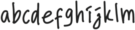 Naragama Regular otf (400) Font LOWERCASE