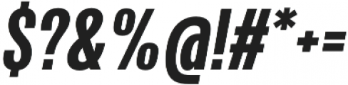 Naratif Condensed ExtraBold Italic otf (700) Font OTHER CHARS