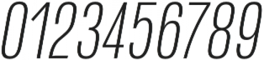 Naratif Condensed ExtraLight Italic otf (200) Font OTHER CHARS