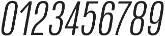 Naratif Condensed Light Italic otf (300) Font OTHER CHARS
