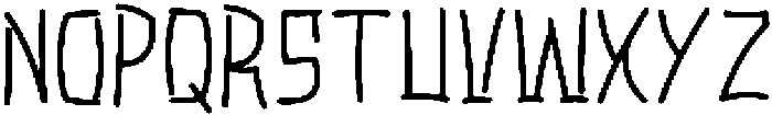 Narexo Regular otf (400) Font UPPERCASE