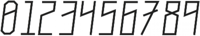 Narrow Bold Italic otf (700) Font OTHER CHARS