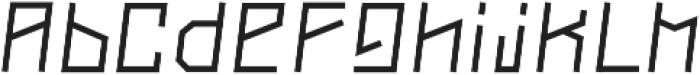 Narrow Bold Italic otf (700) Font LOWERCASE