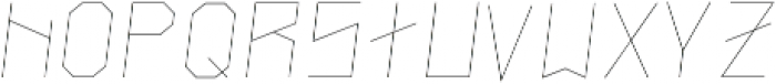Narrow Light Italic otf (300) Font LOWERCASE