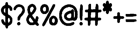 Narrow Tall Cartoon Regular otf (400) Font OTHER CHARS
